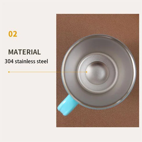 Stainless Steel Coffee Mug With Lid