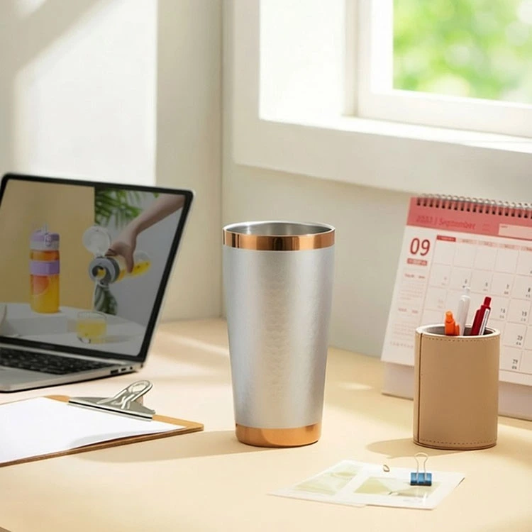 Ice Retention Tumbler With Straw